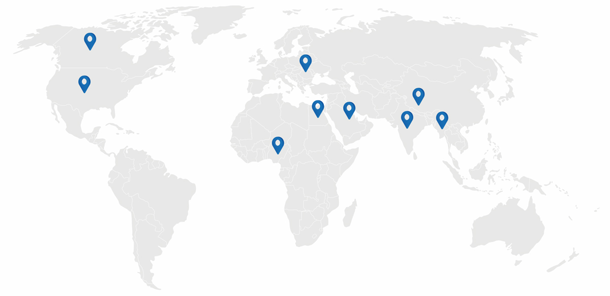 Vishal Aluminium Global & National Presence